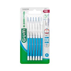 Gum Bi-Direction Brossette Interdentaire 0.9mm 6 Pièces