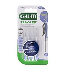 Gum Trav-Ler Brossette Interdentaire 0.6mm 4 Pièces