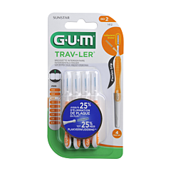 Gum Trav-Ler Brossette Interdentaire 0.9mm 4 Pièces