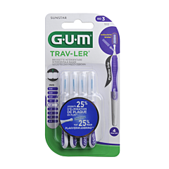 Gum Trav-Ler Interdentale Borstel 1,2mm 4 Stuks