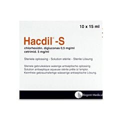Hacdil-S Steriele Oplossing 10x15ml Unidoses