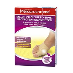 Mercurochrome Protecteur Oignon Hallux Valgus Tissu 1 Pièce