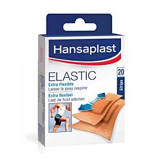 Hansaplast Elastic Pleisters Extra Soepel 20 Strips