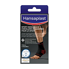 Hansaplast Bandage Sport Cheville Noir - 1 Pièce