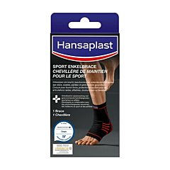 Hansaplast Sport Enkelbrace Zwart - 1 Stuk