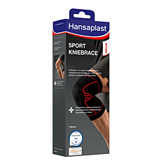 Hansaplast Sport Kniebrace - Zwart - 1 Stuk