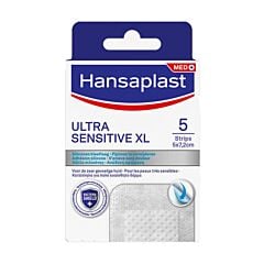 Hansaplast Ultra Sensitive XL Pleisters - 5x7,2cm - 5 Strips
