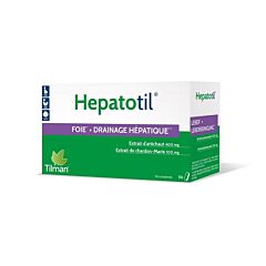 Hepatotil Foie Drainage Hépatique 56 Comprimés