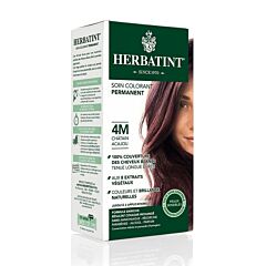 Herbatint Soin Colorant Permanent Cheveux 4M Châtain Acajou Flacon 150ml