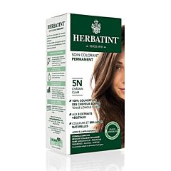 Herbatint Soin Colorant Permanent Cheveux 5N Châtain Clair Flacon 150ml