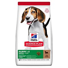 Hill's Science Plan Puppy <1 - Chiot Medium 11 à 25kg - Agneau & Riz 14kg