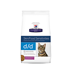 Hills Prescription Diet Feline - Skin/Food Sensitivities d/d - Canard & Petits Pois 1,5kg