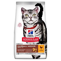 Hill's Science Plan Feline - Hairball Indoor Adult 1-6 - Poulet 3kg