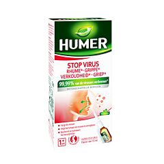 Humer Stop Virus Rhume/Grippe Arôme Menthe Spray Nasal 15ml