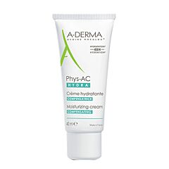 A-Derma Phys-AC Hydra Crème Compensatrice Peaux à Tendance Acnéique Tube 40ml