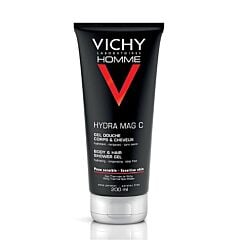 Vichy Homme Hydra Mag-C Gel Douche Hydratant Revigorant Tube 200ml