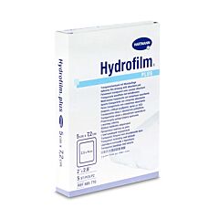 Hydrofilm Plus Transparant Wondverband - 5cmx7,2cm - 5 Stuks