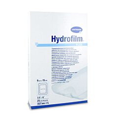 Hartmann Hydrofilm Plus Pansement de Plaie Autoadhésif 9cmx15cm 25 Pièces