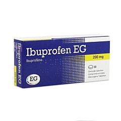 Ibuprofen EG 200mg 30 Filmomhulde Tabletten