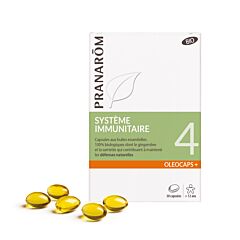 Pranarôm Oleocaps+ Système Immunitaire Bio 30 Capsules