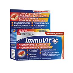 Forté Pharma ImmuVit 4G Multivitamines & Immunité 30 Comprimés