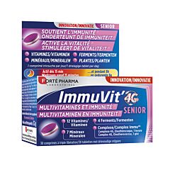 Forté Pharma ImmuVit' 4G Senior Multivitamines & Immunité 30 Comprimés