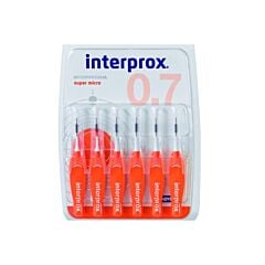 Interprox Brossette Interdentaire Super Micro Orange 0.7 - 6 Pièces