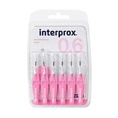 Interprox Brossette Interdentaire Nano Rose 0.6 - 6 Pièces