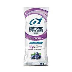 6D Sports Nutrition Isotonic Sports Drink Blueberry Zakjes 14x35g