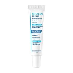 Ducray Keracnyl Repair Baume Lèvres Abîmées sous Traitements Desséchants Tube 15ml