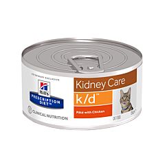 Hill's Prescription Diet Feline Kidney Care k/d au Poulet 156g