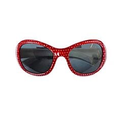 P'tit Boo Lunettes de Soleil Enfants Petits Pois Rouges/Blancs 2-4 ans 1 Paire