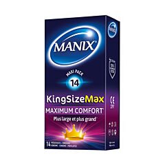 Manix King Size Max 14 Préservatifs