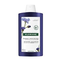 Klorane Déjaunissant - Cheveux Gris, Blonds - Shampooing à la Centaurée Bio Flacon 400ml