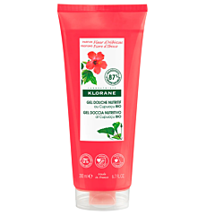 Klorane Gel Douche Nutritif Fleur d'Hibiscus au Beurre de Cupuaçu Bio Tube 200ml NF