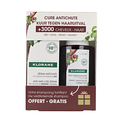 Klorane Set Tegen Haaruitval Serum 100ml + Shampoo 100ml GRATIS