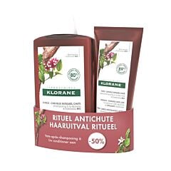 Klorane Rituel Antichute Shampooing 400ml + Après-Shampooing 200ml PROMO - 50%