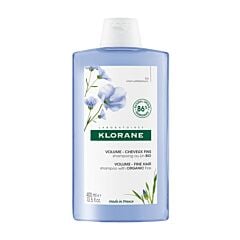 Klorane Shampooing Volume Au Lin BIO 400ml