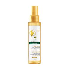 Klorane Soin Soleil pour Cheveux Huile Protectrice à la Cire dYlang-Ylang Spray 100ml