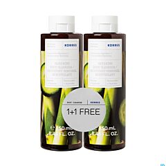 Korres Renewing Body Cleanser Cucumber Bamboo 250ml Promo 1+1 GRATIS
