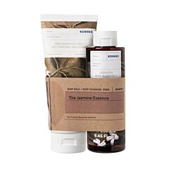 Korres The Jasmin Essence Lait Corporel Adoucissant + Nettoyant Corporel Renouvellant 250ml GRATUIT