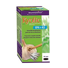 MannaVital Kyolic EPA + K2 80 Gélules