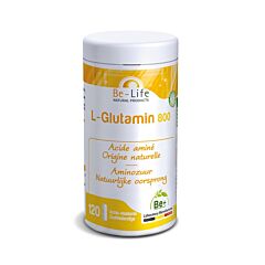 Be-Life L-Glutamin 800 Acide Aminé 120 Gélules