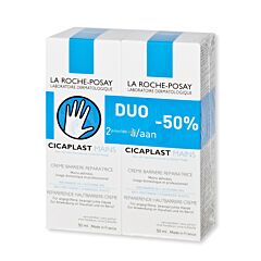 La Roche-Posay Cicaplast Barrière Handcrème Duopack 2x50ml Promo 2e-50%