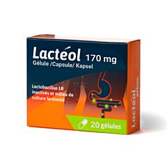 Lactéol 170mg 20 Capsules