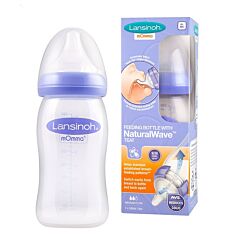 Lansinoh Biberon avec Tétine NaturalWave 240ml 1 Pièce