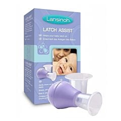 Lansinoh 1 Poire pour Mamelons Latch Assist + 2 Embouts 19mm & 24mm