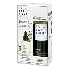 Lazartigue Promo Tijdelijke Haaruitval Stronger Hair Serum 50ml + Fortify Shampoo 250ml