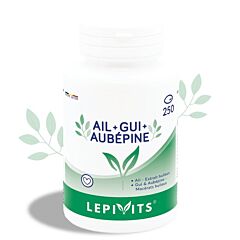 Lepivits Ail + Gui + Aubépine 250 Capsules
