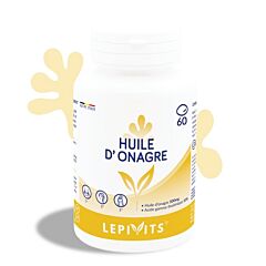 Lepivits Huile dOnagre 500mg 60 Capsules